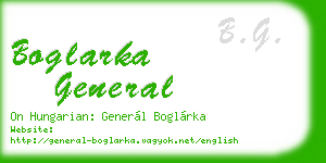 boglarka general business card